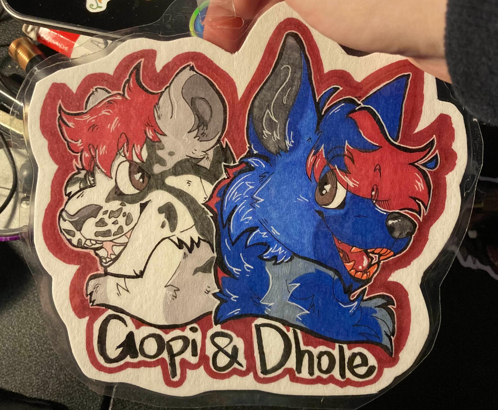 fursona badge, 2024 COMM